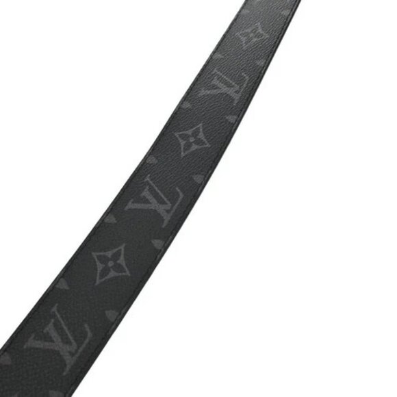 LOUIS VUITTON LV Initiales Belt 40mm 85/34 Monogram Eclipse Black M9043 70RL372 main image 3